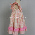 latest design boutique dress pink dress for girl